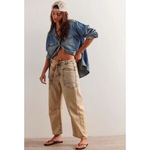 We The Free Moxie Barrel Jeans Cowboy 28L